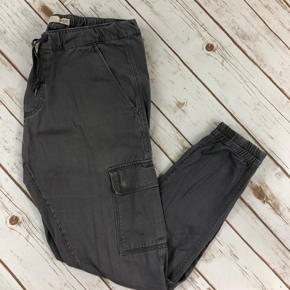 Univibe Grey Cargo Joggers